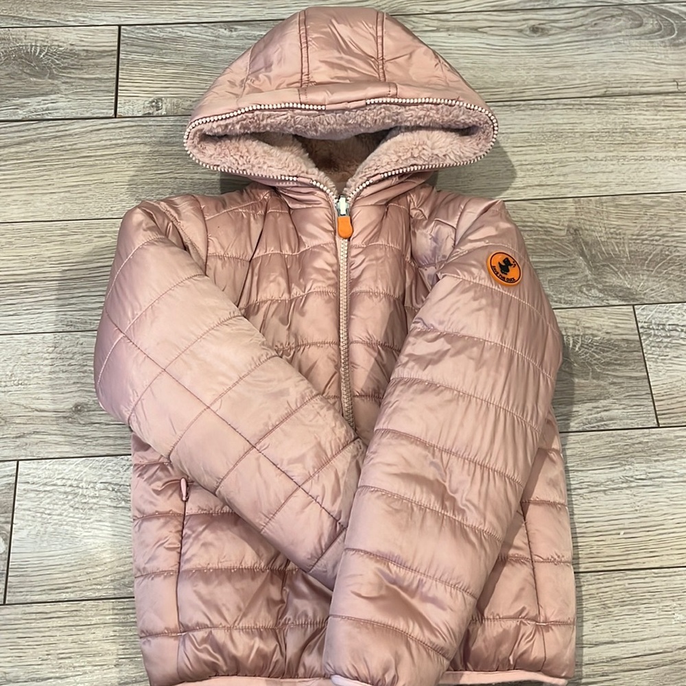 Save the duck reversible winter coat